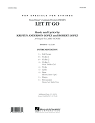 Let It Go - Conductor Score (Full Score) Sheet Music by Kristen Anderson-Lopez