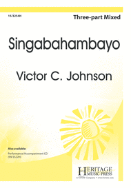 Singabahambayo Sheet Music by Victor C Johnson