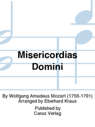 Misericordias Domini Sheet Music by Wolfgang Amadeus Mozart