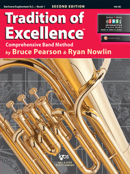 Tradition of Excellence Book 1 - Baritone/Euphonium B.C. Sheet Music by Bruce Pearson