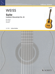 Suite Sheet Music by Silvius Leopold Weiss