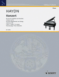 Concerto F Major Hob. XVIII: 3 Sheet Music by Franz Joseph Haydn