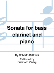 Sonata for bass clarinet and piano Sheet Music by Roberto Beltrami