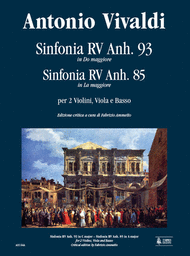 Sinfonia RV Anh. 93 in C Major - Sinfonia RV Anh. 85 in A Major Sheet Music by Antonio Vivaldi