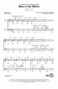 Man In The Mirror (arr. Kirby Shaw) Sheet Music by Michael Jackson