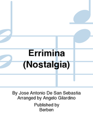 Errimina (Nostalgia) Sheet Music by Jose De San Sebastian