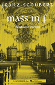 Mass in F (Deutsche Messe) Sheet Music by Franz Schubert