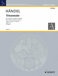Triosonata F Major op. 5/6 Sheet Music by George Frideric Handel
