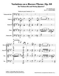 Tchaikowsky - Variations on a Rococo Theme for Violoncello and Orchestra