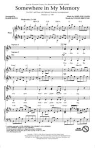 Somewhere In My Memory (arr. Mark Hayes) Sheet Music by John Williams