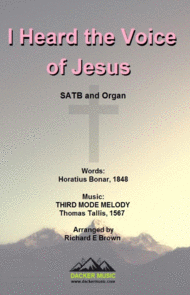 I Heard the Voice of Jesus - SATB Sheet Music by Thomas Tallis (1567)