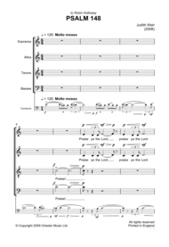 Psalm 148 Sheet Music by Judith Weir
