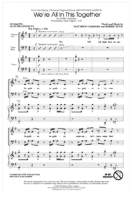 We're All In This Together (from High School Musical) Sheet Music by Alan Billingsley