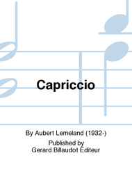 Capriccio Sheet Music by Aubert Lemeland