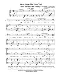 The Shepherd's Medley (The First Noel/Silent Night) SAB Sheet Music by Jennette Jay Booth