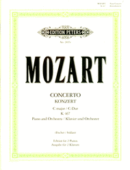 Piano Concerto No. 21 in C Major K467 Sheet Music by Wolfgang Amadeus Mozart