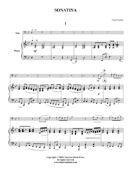 Sonatina Sheet Music by Frank Gulino