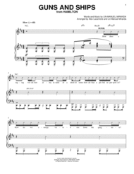 Guns And Ships (from Hamilton) Sheet Music by Lin-Manuel Miranda