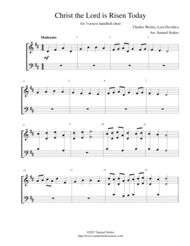 Christ the Lord is Risen Today (Jesus Christ is Risen Today) - for 3-octave handbell choir Sheet Music by Charles Wesley