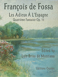 Les Adieux A L'Espagne Sheet Music by Francois de Fossa
