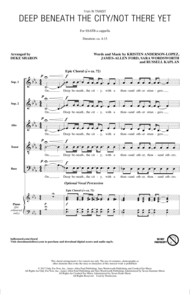 Deep Beneath The City/Not There Yet Sheet Music by Russell Kaplan