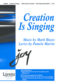 Creation Is Singing Sheet Music by Mark Hayes