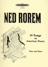 14 Songs On American Poetry Sheet Music by Ned Rorem