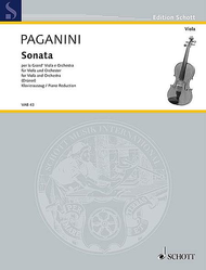 Sonata Sheet Music by Nicolo Paganini