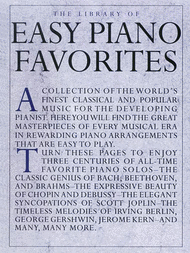 The Library Of Easy Piano Favorites Sheet Music by Various Artists
