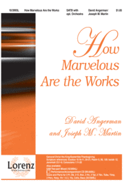 How Marvelous Are the Works Sheet Music by Joseph M Martin