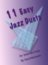 11 Easy Jazz Duets for Violin and Viola Sheet Music by David McKeown