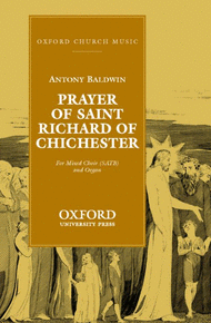 Prayer of Saint Richard of Chichester Sheet Music by Antony Baldwin