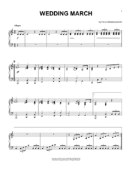 Wedding March Sheet Music by Felix Bartholdy Mendelssohn