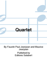 Quartet Sheet Music by Faustin Jeanjean