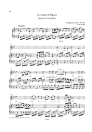 Voi che sapete Sheet Music by Wolfgang Amadeus Mozart