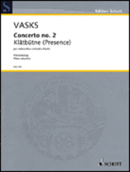 Concerto no. 2 Sheet Music by Peteris Vasks