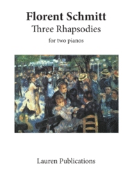 Three Rhapsodies for two pianos Sheet Music by Florent Schmitt