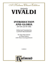 Introduction and Gloria Sheet Music by Antonio Vivaldi