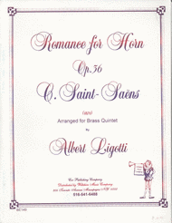 Romance for Horn (Albert Ligotti) Sheet Music by Camille Saint-Saens