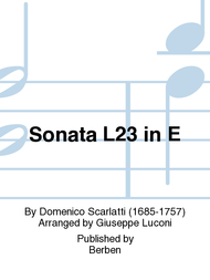 Sonata L23 in E Sheet Music by Domenico Scarlatti