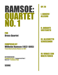 Quartet No. 1 for Brass - Wilhelm Ramsoe