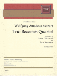 Trio Becomes Quartet Sheet Music by Wolfgang Amadeus Mozart