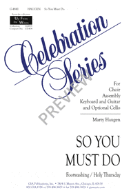 So You Must Do Sheet Music by Marty Haugen