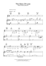 The Glory Of Love Sheet Music by Bette Midler