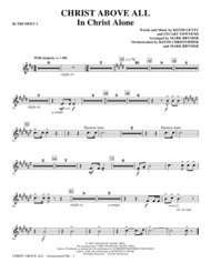 Christ Above All - Bb Trumpet 3 Sheet Music by Mark A. Brymer