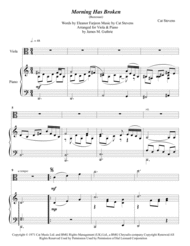 Cat Stevens: Morning Has Broken for Viola & Piano Sheet Music by Cat Stevens