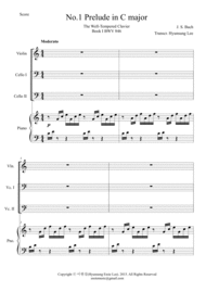 Bach Prelude in C major for 1vn