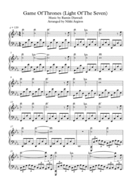 Game Of Thrones (Light of the Seven) - Piano Solo Sheet Music by Djawadi - ghostswelcome.com