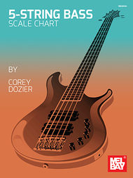 5-String Bass Scale Chart Sheet Music by Corey Dozier