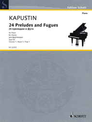 Twenty-Four Preludes and Fugues op. 82 Band 1 Sheet Music by Nikolai Kapustin